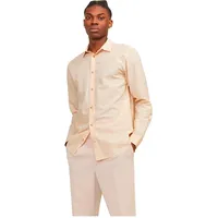 JACK & JONES Summer Linen Langarmhemd Apricot Ice L