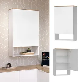 Vicco Hängeschrank Holzwerkstoff 60 x 100 cm Weiß mit Tür