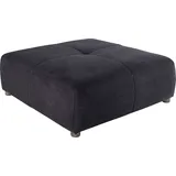 Jockenhöfer Hocker JOCKENHÖFER GRUPPE "Gulliver", blau (dunkelblau), B:130cm H:42cm T:130cm, Microflausch (92% Polyester, 8% Nylon), Hocker, Hocker, mit Federkernpolsterung für kuscheligen, angenehmen Sitzkomfort