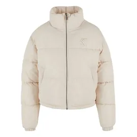 Karl Kani OG AOP Crop Puffer Jacket - Beige - M
