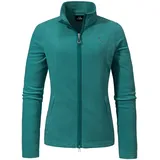 Schöffel Damen Jacket Leona3 Fleece, Teal, 38 EU