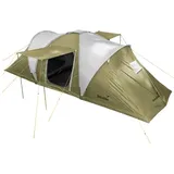 Skandika Kuppelzelt Hammerfest 6 Protect | 6 Personen Zelt mit eingenähtem Zeltboden, GRÜN 6 PERSONEN