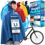 Nextcover Regenponcho NEXTCOVER® NEU Regenponcho Fahrrad für Damen & Herren blau L