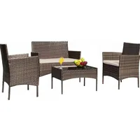 Hti-Living Gartenmöbel 4-teiliges Set Maceira