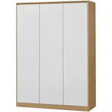 [en.casa] Kleiderschrank Bastheim 176x120x52 cm 4 Fächer