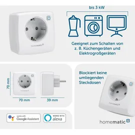 eQ-3 Homematic IP Schaltsteckdose Smart Plug HMIP-PS2