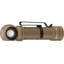 Armytek Wizard C2 Pro Max Sand White LED Taschenlampe mit Gürtelclip, mit Holster akkubetrieben 400 (12.15 cm, 4000 lm)