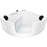 AcquaVapore Pool Badewanne Eckwanne 150 x 150 cm (S70-ALL)