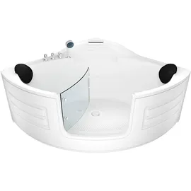 AcquaVapore Pool Badewanne Eckwanne 150 x 150 cm (S70-ALL)