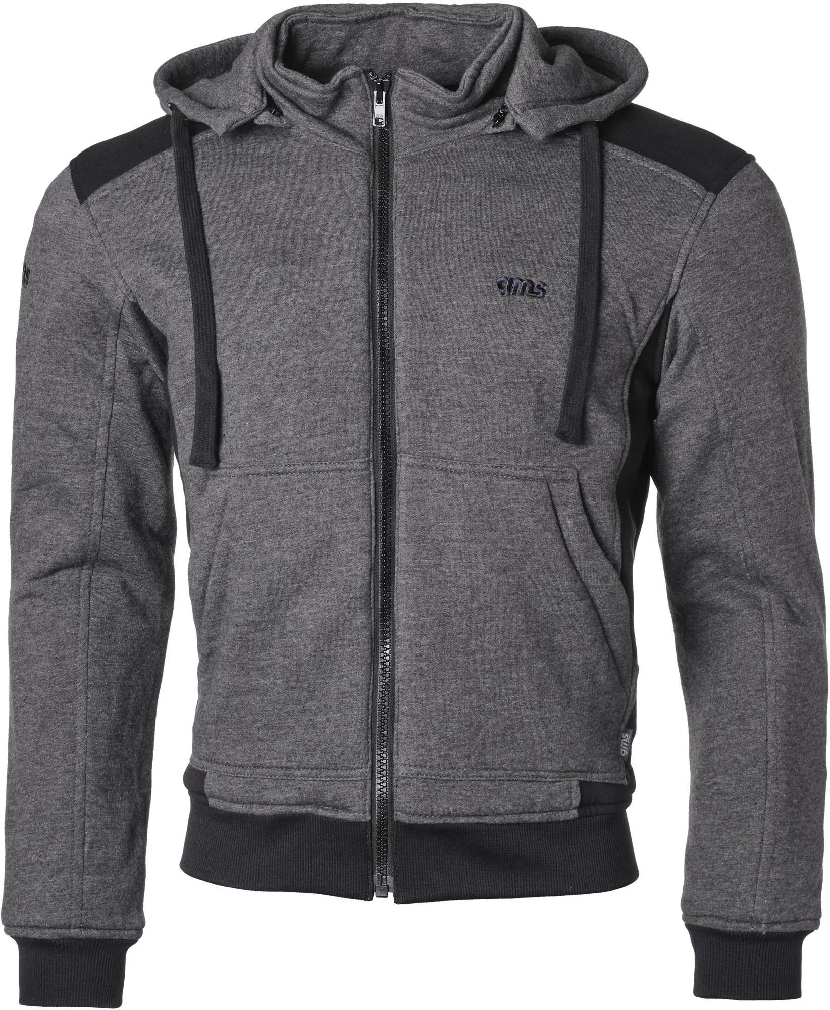 GMS Grizzly Motorrad Hoodie, schwarz-braun, Größe 6XL für Männer