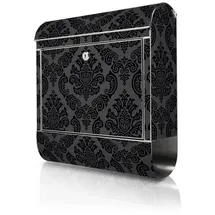 banjado Black Deluxe Edelstahl inkl. Zeitungsfach
