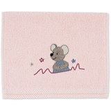 Sterntaler Kinderhandtuch Maus Mabel, Alter: ab 0 Monate, 50 x 30 cm, Zartrosa