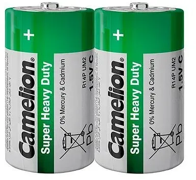 20x Camelion Super Heavy Duty Baby C R14 Zink Kohle Batterie