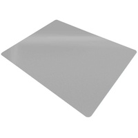 Floordirekt Bodenschutzmatte für Hartböden, Grau grau 75 cm x 120 cm x 0.18 mm
