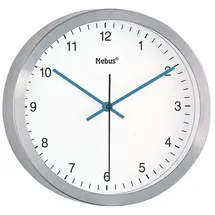 MEBUS Quarz-Wanduhr 25,0 46830 silber