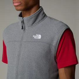 The North Face 100 Glacier Vest - Eu Sports vest Herren TNF MEDIUM GREY HEATHER Größe L