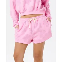 Rip Curl Paradise Terry Beach Short Pink XS