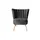 Max Winzer Sessel Alessandro Samtvelours 70 x 57 x 68 cm Schwarz