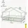 [en.casa] Kinderbett Treviolo 120 x 200 cm Kiefer massiv mint-grün weiß