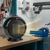 Nedis Keramik Heizlüfter 500 W Schwarz