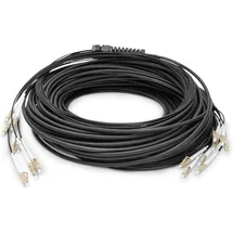 Digitus Vorkonfektionierte Glasfaser Universal Breakout Kabel, Multimode OM4 8 Fasern, LC/UPC - LC/UPC