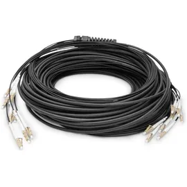 Digitus Vorkonfektionierte Glasfaser Universal Breakout Kabel, Multimode OM4 8 Fasern, LC/UPC - LC/UPC
