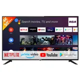 RCA RS50U2 4K Fernseher 50 Zoll (127 cm) Smart TV mit HDR, Voice Assistant,Prime Video, Netflix, Play Store, DAZN, BT-Fernbedienung, WiFi, Triple Tuner