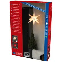 Konstsmide 5970-200 Weihnachtsstern Stern Warmweiß LED Weiß EEK: G (A - G)
