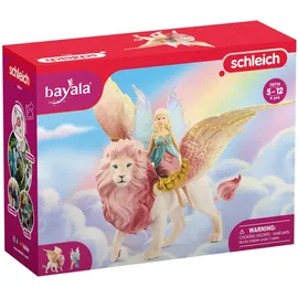 Schleich Bayala Elfe auf geflügeltem Löwe 70714