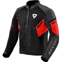RevIt! Revit GT-R Air 3 Textiljacke - Schwarz/Neon-Rot /