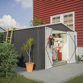 larfoek Gartenhaus 2,5 x 3 m Grau