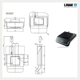 Linak Desk Panel DPG1C32 Steuerung Schwarz