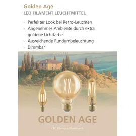 EGLO LED-Birne ST64 4W E27 300 lm warmweiß