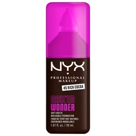 NYX Professional Makeup Make 'Em Wonder Foundation 45 Rich Cocoa 30 ml