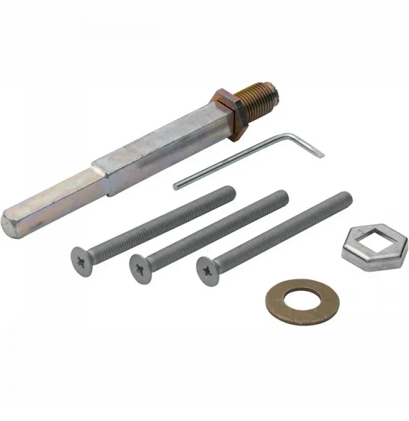 Hoppe Befestigungsset Stift 10/8 abgesetzt für div.Türstärke für WG Schutzbeschläge ES1/ES2, Türstärke: 57-62mm