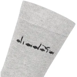 Diadora Unisex Socken 6er Pack Hellgrau 35-38