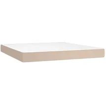 vidaXL Taschenfederkernmatratze Cappuccino 180 x 200 cm H3