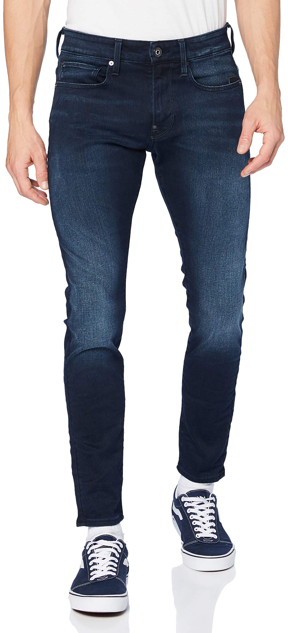 G-STAR RAW Herren Revend Skinny Jeans, Blau (dk aged 51010-6590-89), 40W / 38L