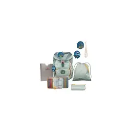 DerDieDas ErgoFlex Eco Schulranzenset 5-teilig Grey Planet