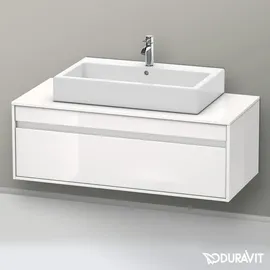 Duravit Waschtischunterschrank 1 Auszug 120 x 42,6 x 55 cm Weiß Hochglanz