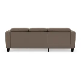sit&more Ecksofa SIT & MORE "Belluci L-Form", braun (nuss), B:247cm H:85cm T:170cm, Sofas, Ecksofa, inklusive Federkern, wahlweise mit Bettfunktion und Bettkasten