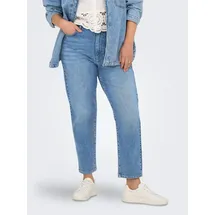 ONLY CARMAKOMA High-waist-Jeans CAREMILY STRETCH HW ST AK DNM CRO005 blau 46