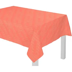 Tischdecke ADAM "Argentinian Criolla Light" Gr. 4, orange (karotte), Ø:145cm, Baumwolle, Tischdecken