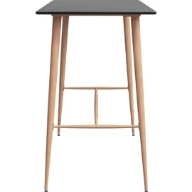 vidaXL Bartisch 120 x 60 x 105 cm Schwarz