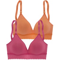 petite fleur Still-BH Damen pink + orange Gr.70A