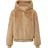 s.Oliver Wendbare Kunstfelljacke mit Kapuze - braun - 38