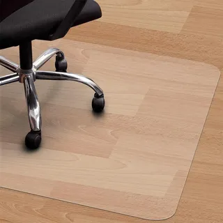 Bodenschutzmatte Verschiedene Größen 40~240cm, Clear Stuhlmatte für Harte Böden, Kratzfeste Bürostuhl Unterlage Unterlegmatte für Parkett, Laminat, Teppich und Fliesen(140cm x 180cm)