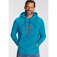 H.I.S. H.I.S Kapuzensweatshirt, Langarm, lässige Passform, mit Kängurutasche, blau