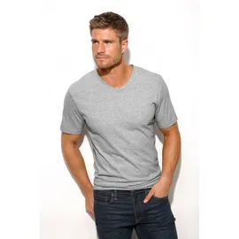 H.I.S. H.I.S T-Shirt mit V-Ausschnitt, V-neck, Unterziehshirt (3er-Pack) unifarben, V-neck, aus Baumwolle weiß 9/XXXL
