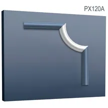 Orac Eckelement Orac PX120A Weiß 2 St. 19 x 8,8 x 2 cm